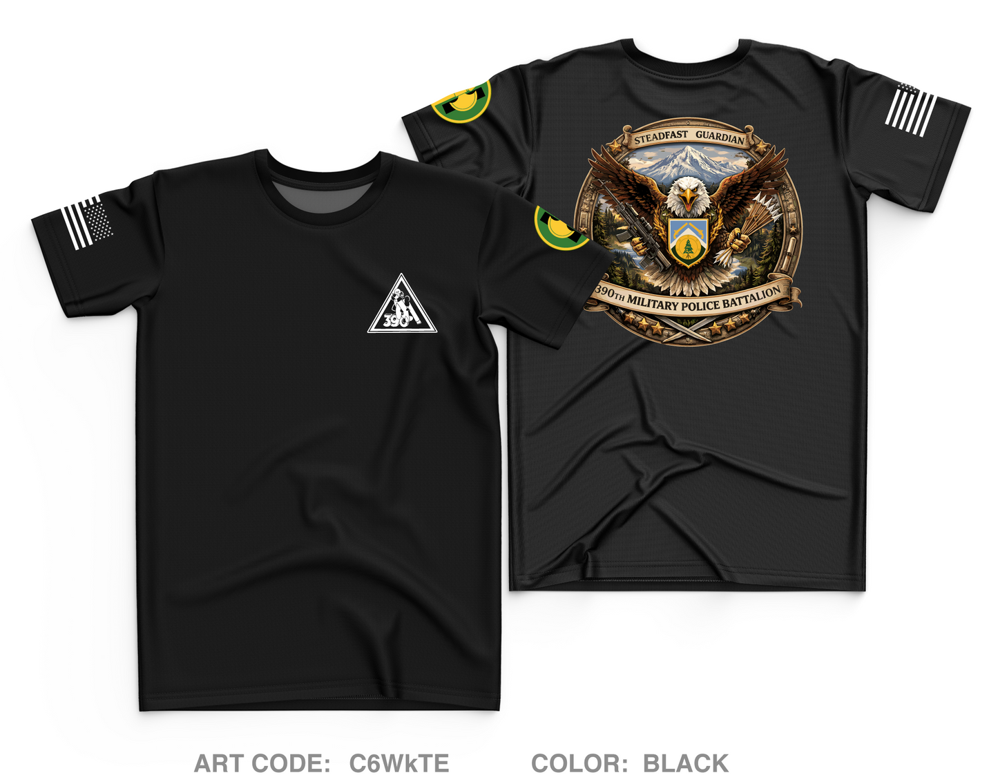 390th MP BN HHD Core Men's SS Performance Tee - C6WkTE