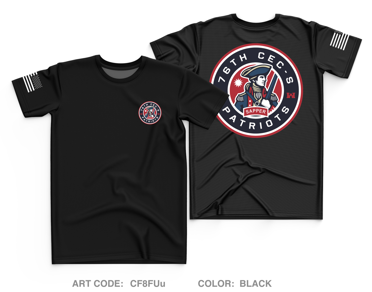 76th CEC-S Patriots Core Men's SS Performance Tee - CF8FUu