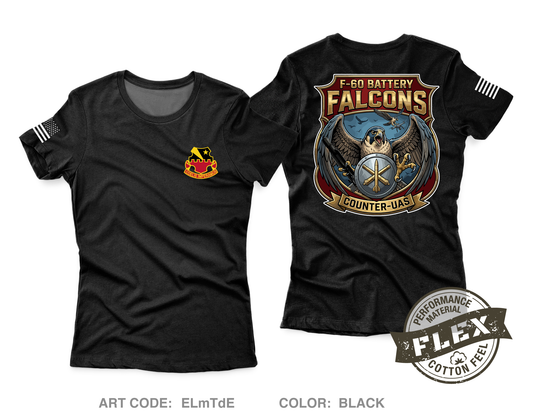 F-60th Core Women's SS Flex Performance Tee - ELmTdE