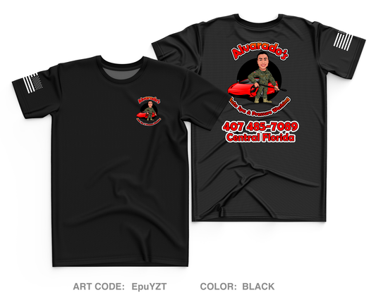 Alvarado’s auto spa Core Men's SS Performance Tee - EpuYZT