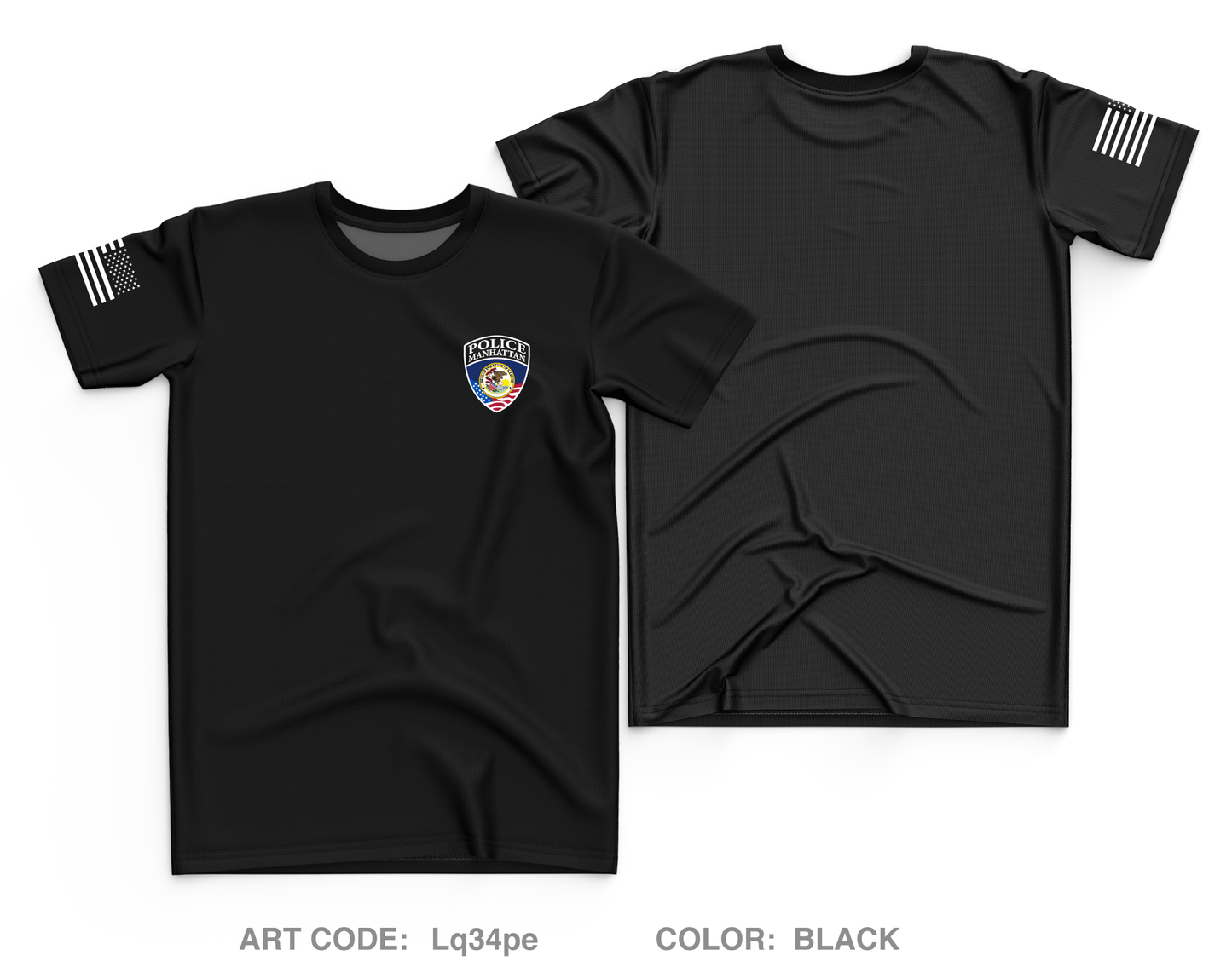 Manhattan Police Department Core Men's SS Performance Tee - Lq34pe