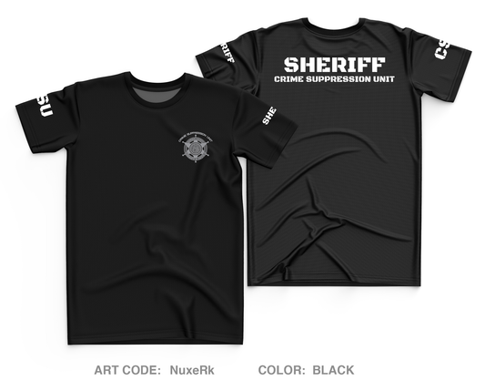 DCSO Crime Suppression Unit Store 1 Core Men's SS Performance Tee - NuxeRk