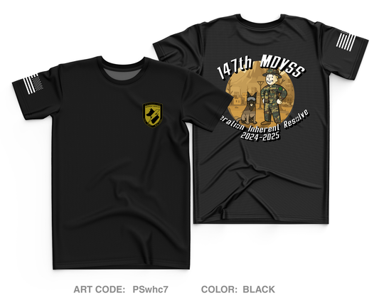 147th MDVSS CJTF-OIR Core Men's SS Performance Tee - PSwhc7