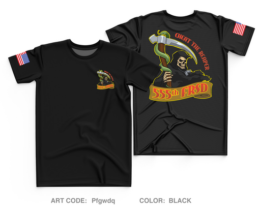 555th FRSD Core Men's SS Performance Tee - Pfgwdq