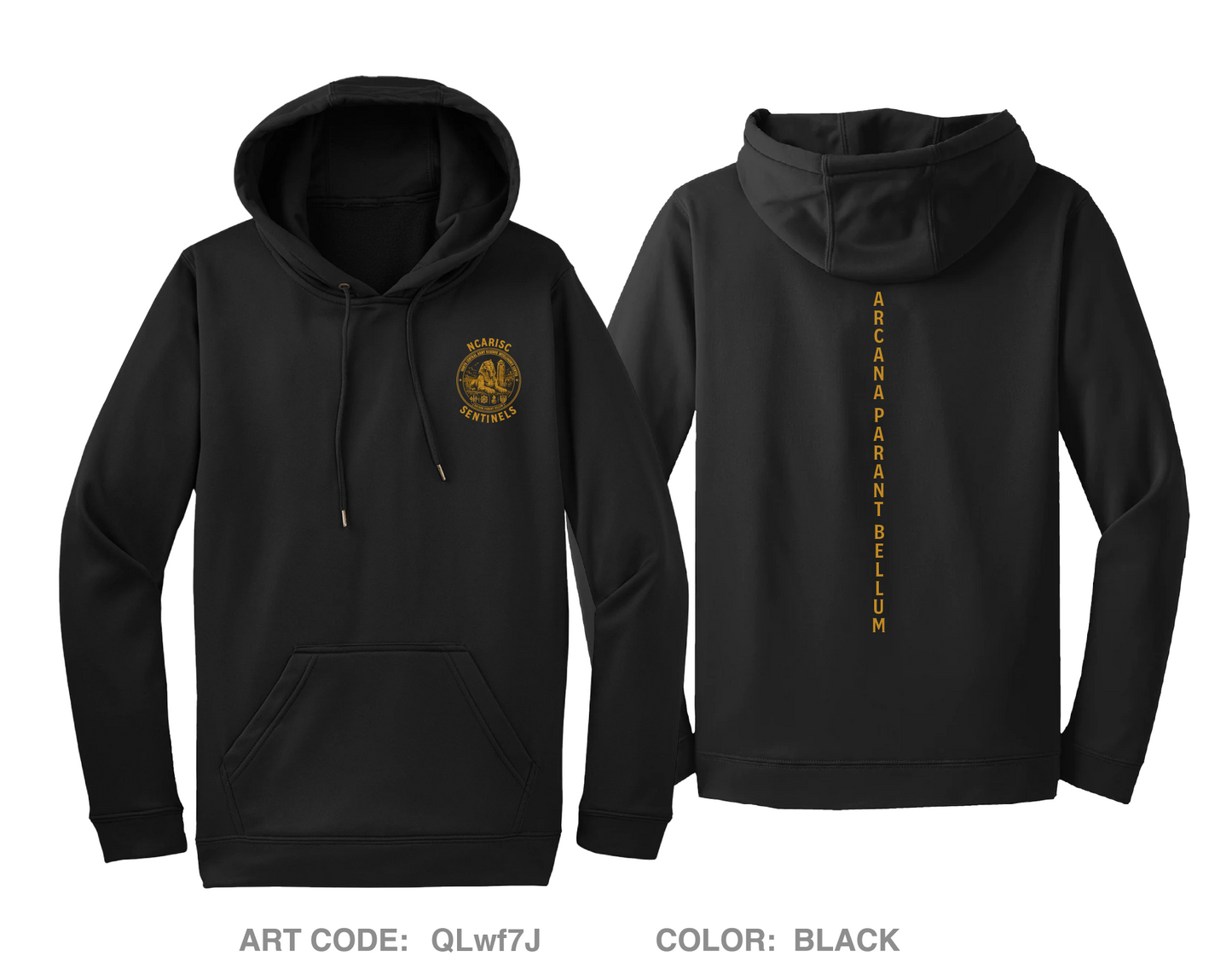 North Central Army Reserve Intelligence Support Center (NCARISC) Fundraising Collection Hi-Tech Performance Hoodie - QLwf7J