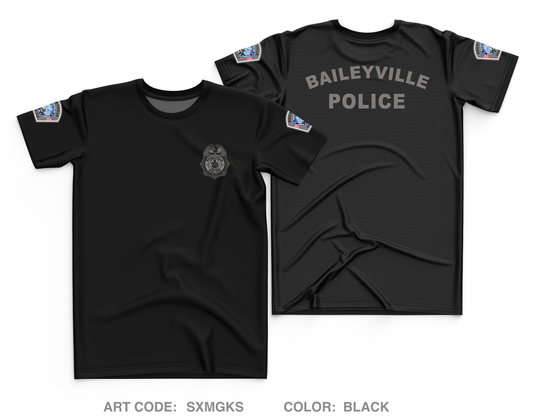 Baileyville Maine Police Department Core Men's SS Performance Tee - SXMGKS