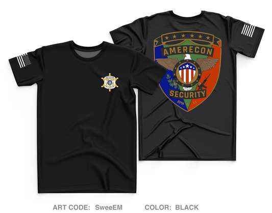 AmeRecon Security Core Men's SS Performance Tee - SweeEM