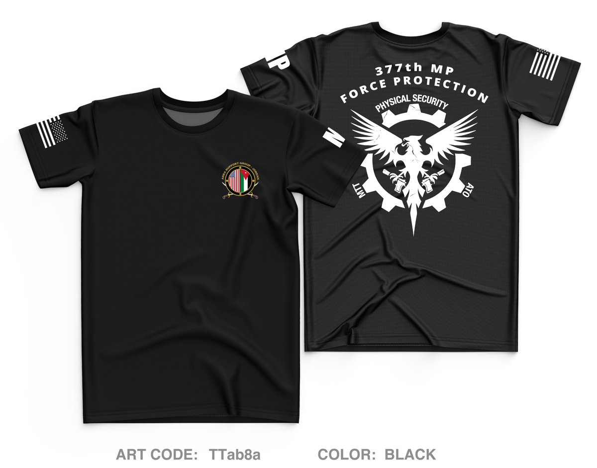 377th MP CO (FPG) Core Men's SS Performance Tee - TTab8a