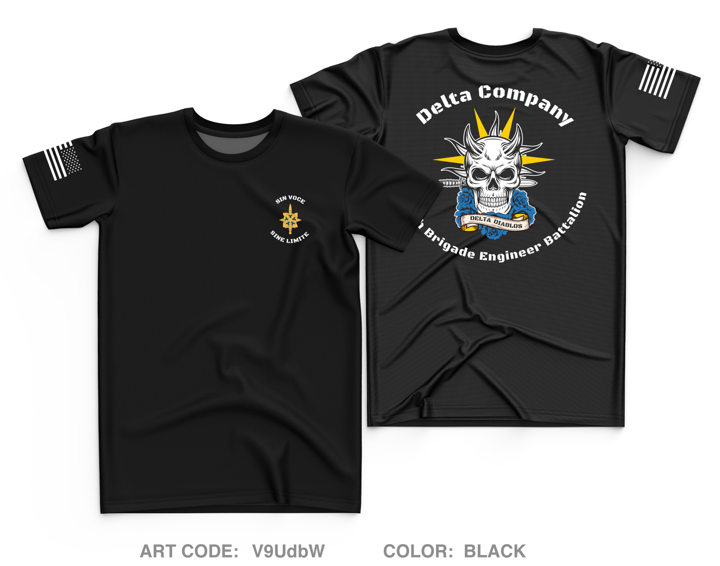 D. Co 104th BEB Core Men's SS Performance Tee - V9UdbW