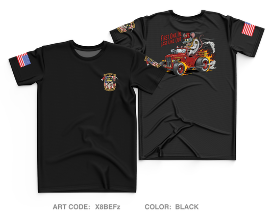 CRASH AND SALVAGE Core Men's SS Performance Tee - X8BEFz