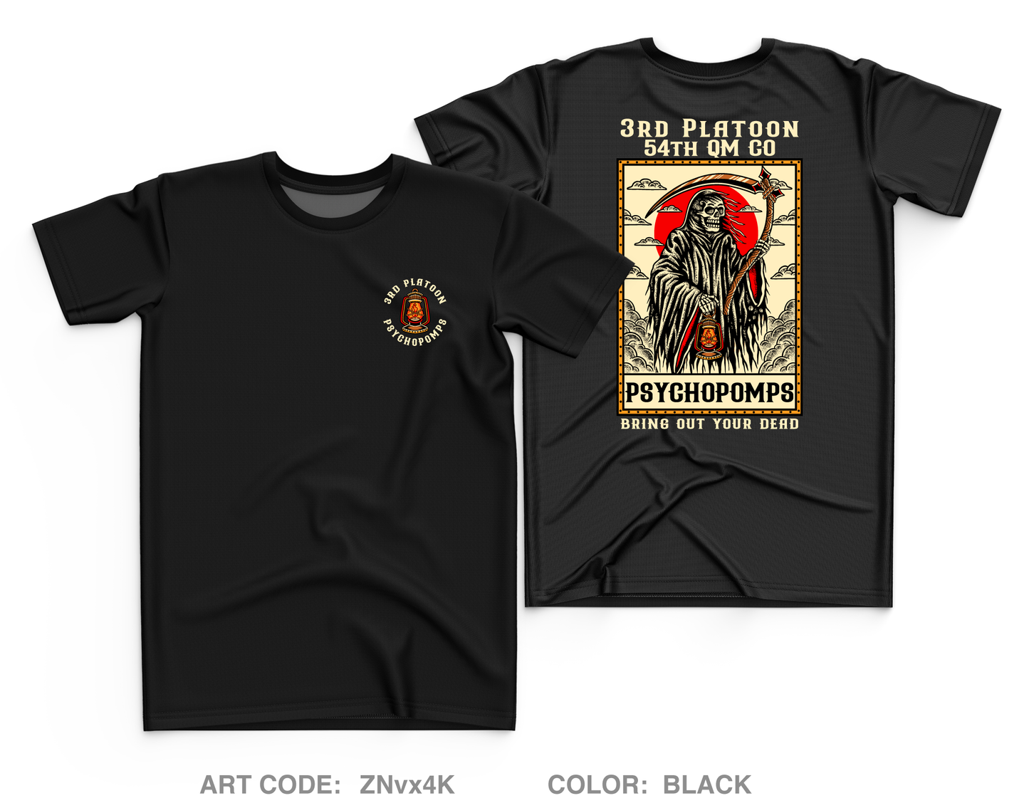 3RD PLT, 54TH QM CO Core Men's SS Performance Tee - ZNvx4K