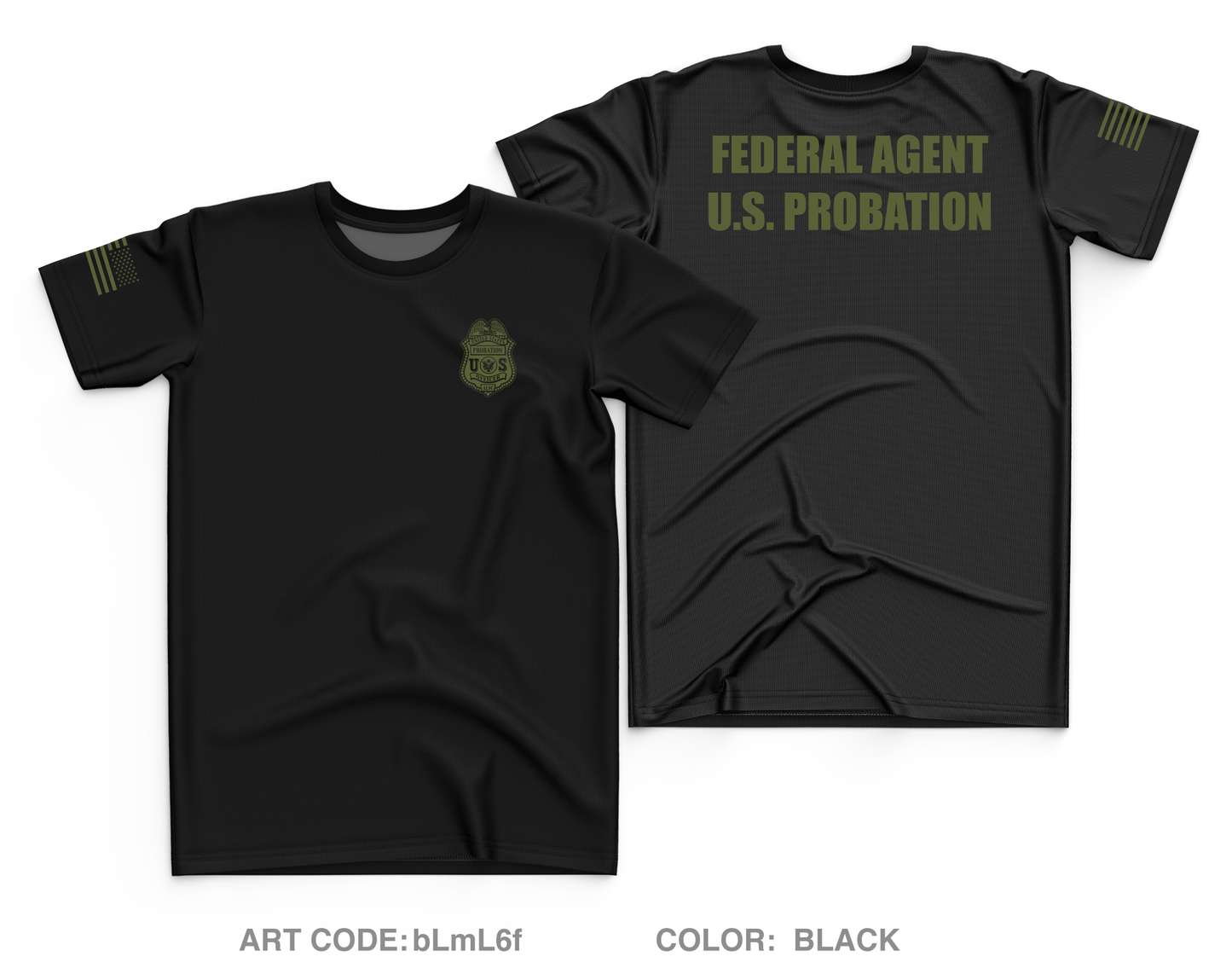 U.S. Probation Core Men's SS Performance Tee - bLmL6f