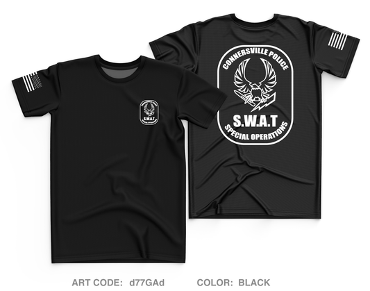 Connersville SWAT Core Men's SS Performance Tee - d77GAd