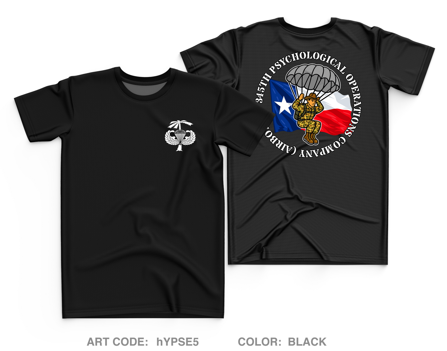 345th Psychological Operations Company (Airborne) Core Men's SS Performance Tee - hYPSE5