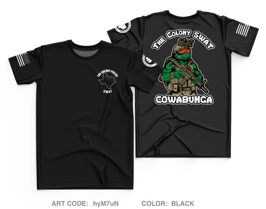 The Colony Police Department SWAT Core Men's SS Performance Tee - hyM7uN