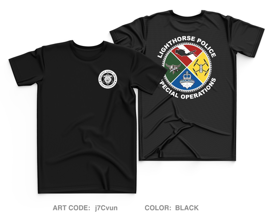 Muscogee (Creek) Nation Lighthorse Police Core Men's SS Performance Tee - j7Cvun