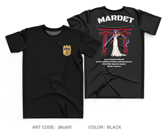 US. Marine Corps Criminal Investigations Division (CID) MARDET Fort Leonard Wood Basic Military Police School House Core Men's SS Performance Tee - jMu9Xf