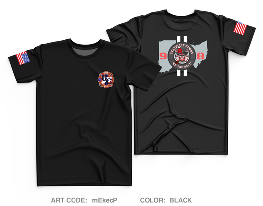 Union City Fire Core Men's SS Performance Tee - mEkecP
