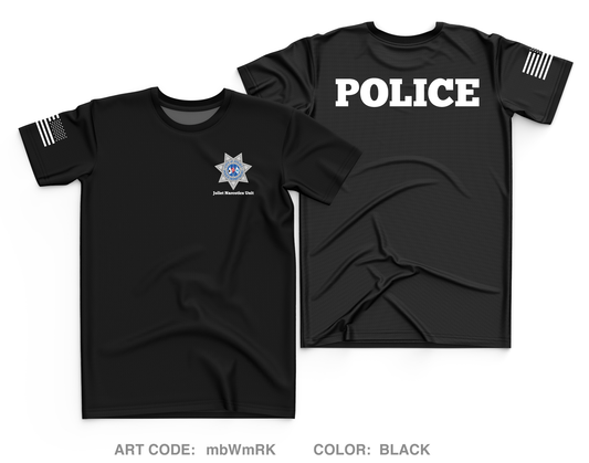 Joliet Police Department Core Men's SS Performance Tee - mbWmRK