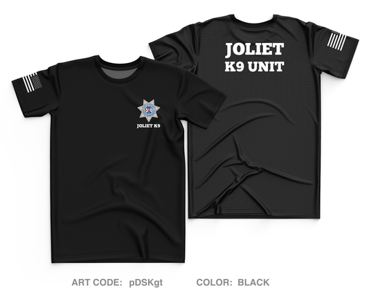 Joliet Police K9 Unit Core Men's SS Performance Tee - pDSKgt