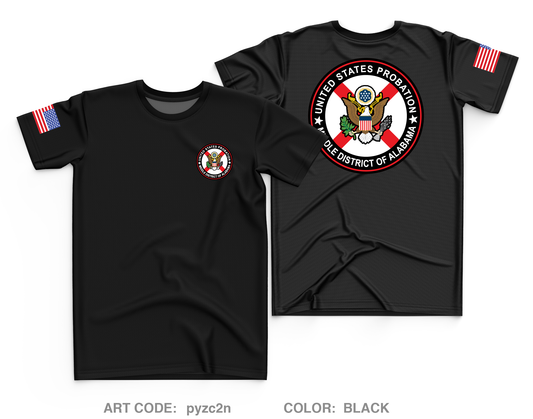 U.S. Probation Core Men's SS Performance Tee - pyzc2n