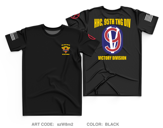 95TH TNG DIV, HHC Core Men's SS Performance Tee - szW8m2