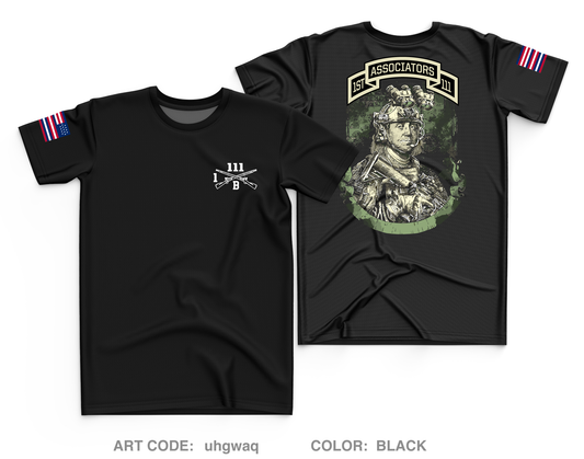 B CO 1-111 Core Men's SS Performance Tee - uhgwaq