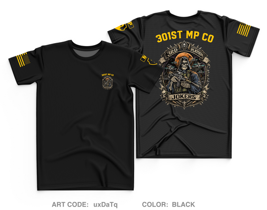 301st MP CO / 3rd PLATOON JOKERS Core Men's SS Performance Tee - uxDaTq
