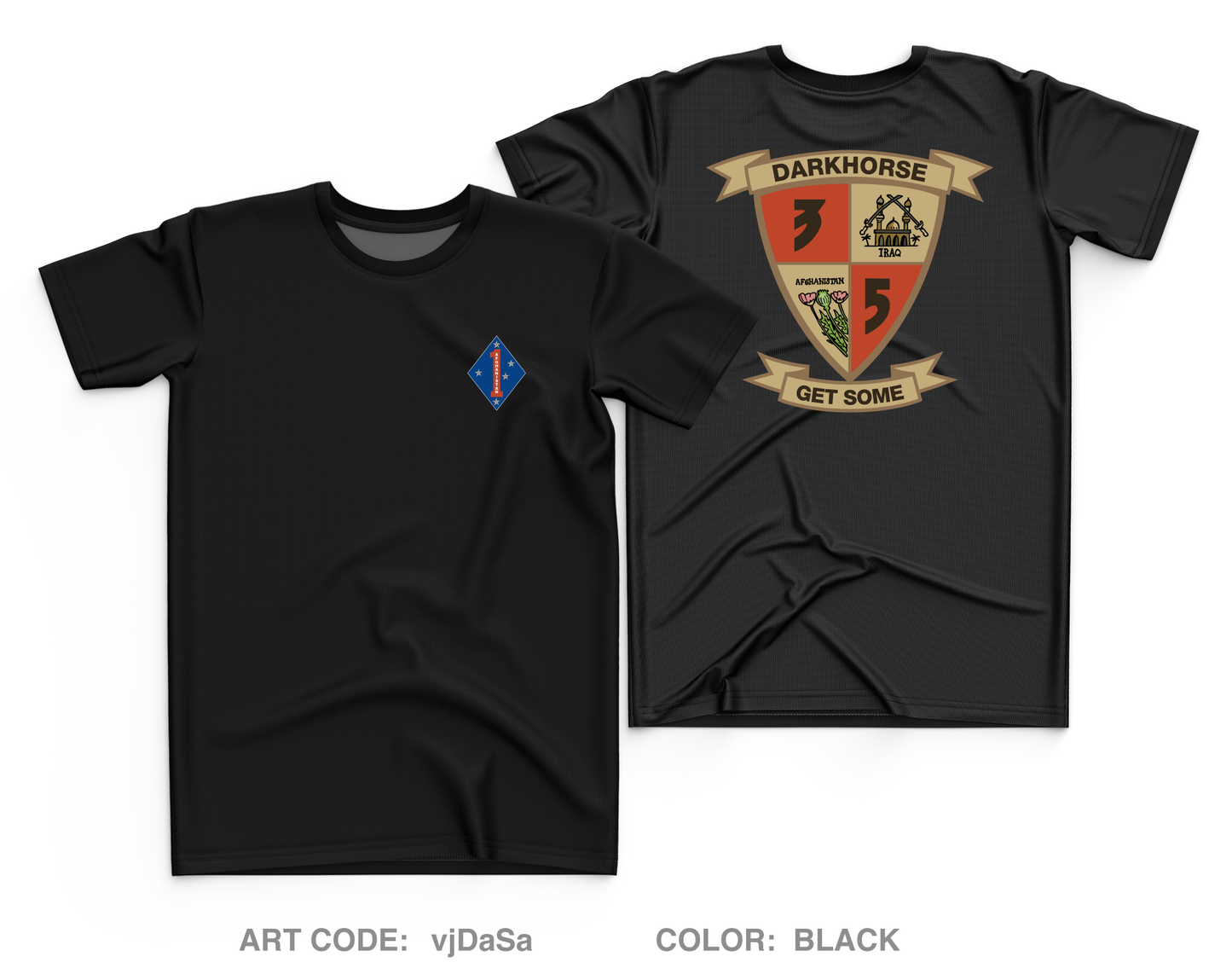 3rd Battalion 5th Marines Core Men's SS Performance Tee - vjDaSa