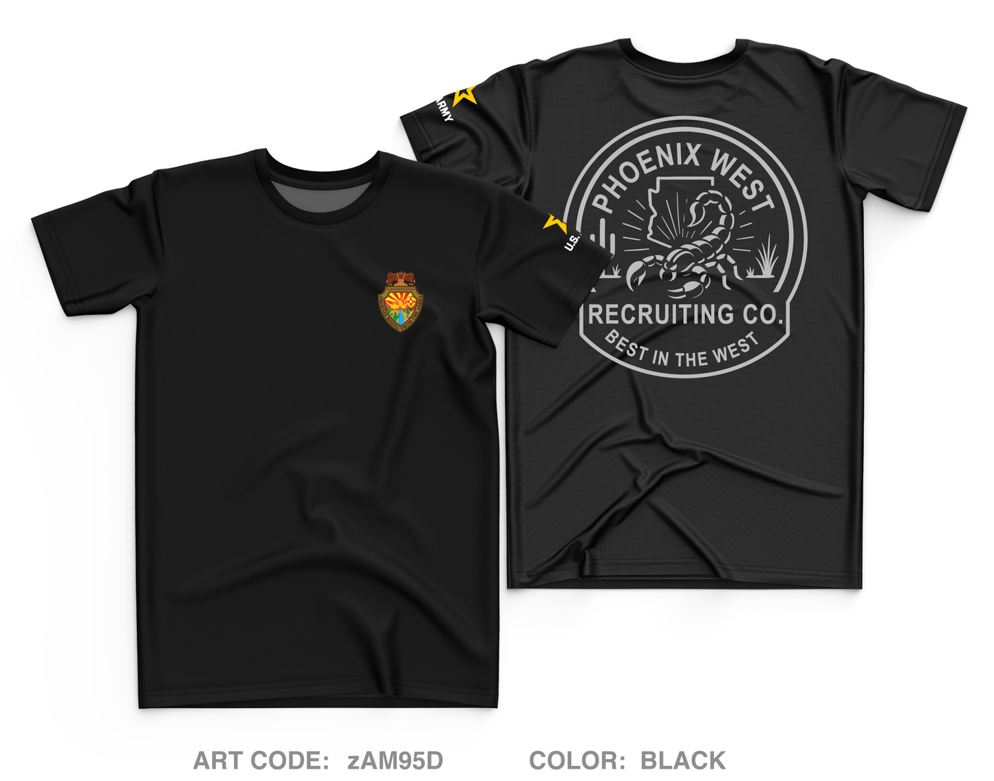 Phoenix West Recruiting Company Core Men's SS Performance Tee - zAM95D