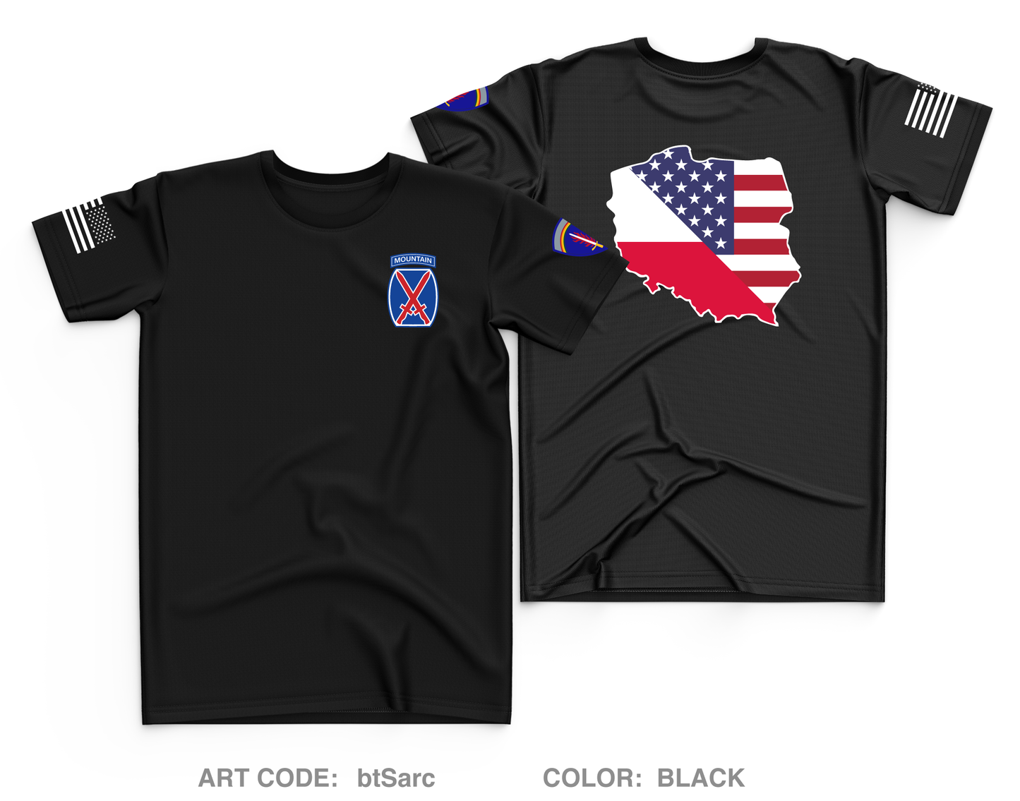 SGS 10th Mountain Div Core Men's SS Performance Tee - btSarc