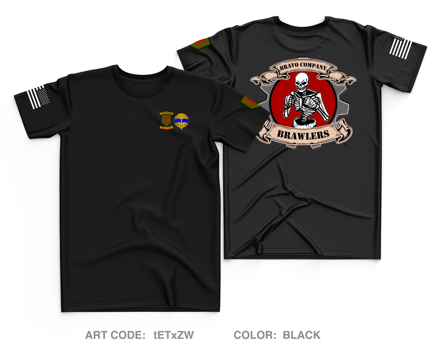 B Co, 541st DSSB, 1 IDSB Core Men's SS Performance Tee - tETxZW
