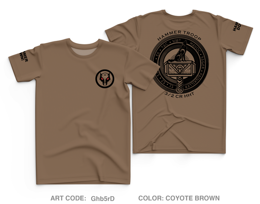 Hammer Troop, 3/2CR Core Men's SS Performance Tee - Ghb5rD