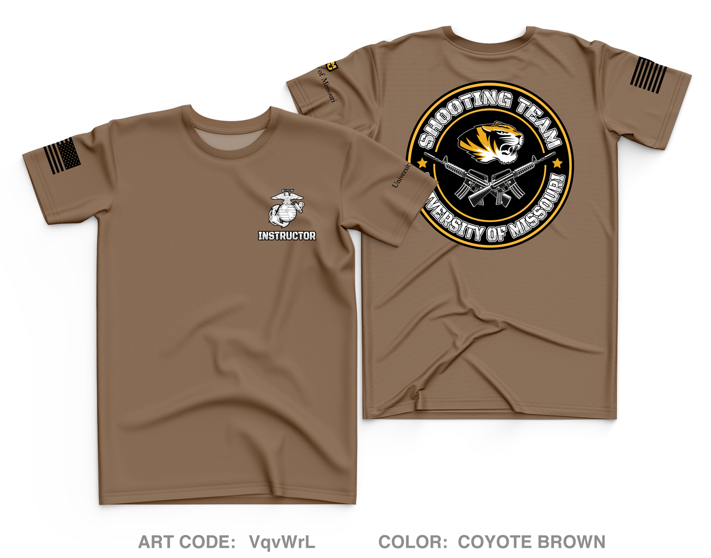 University of Missouri NROTC Core Men's SS Performance Tee - VqvWrL