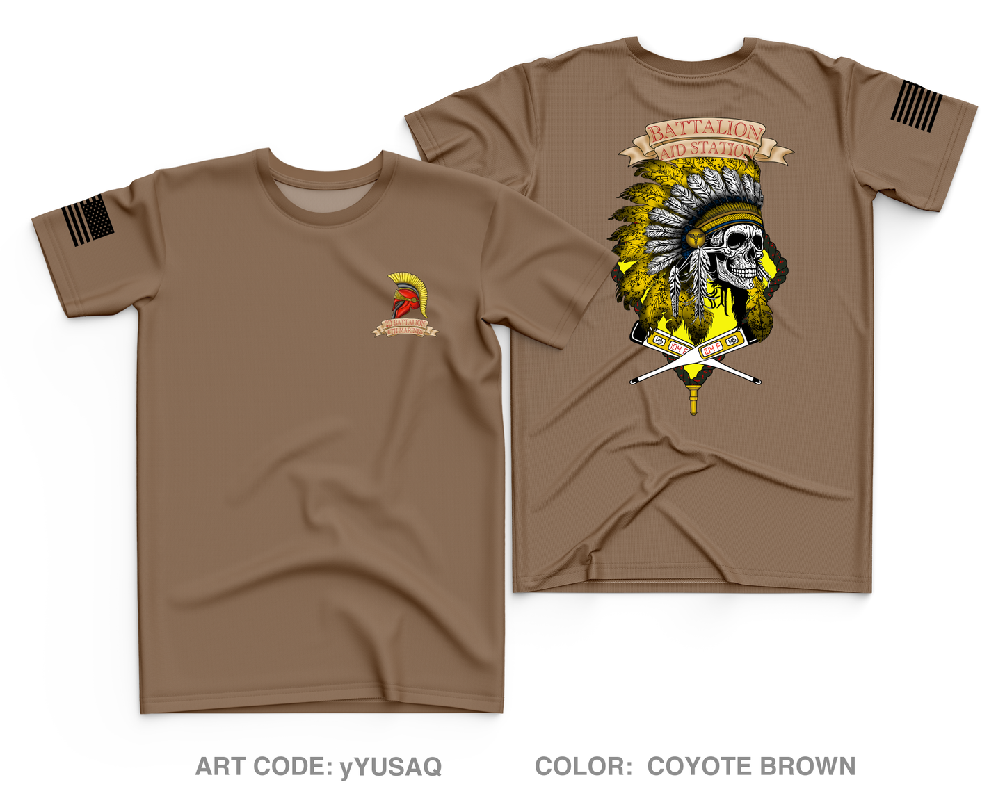 2D Battalion 6th Marines Core Men's SS Performance Tee - yYUSAQ