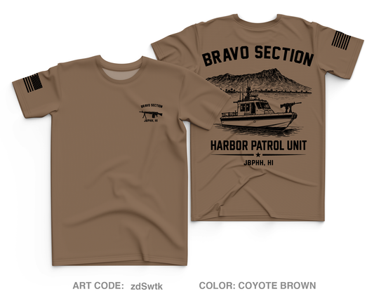 JBPHH HPU BRAVO SECTION Core Men's SS Performance Tee - zdSwtk