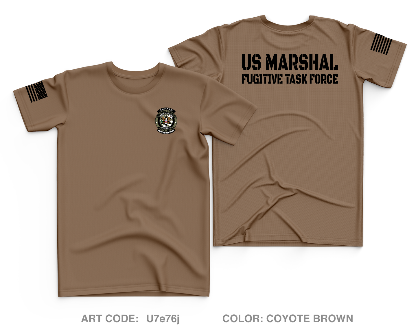 USMS CUFFED Core Men's SS Performance Tee - U7e76j