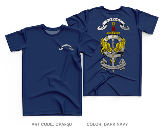 Joint Communications Unit, B Troop Core Men's SS Performance Tee - QPAkqU