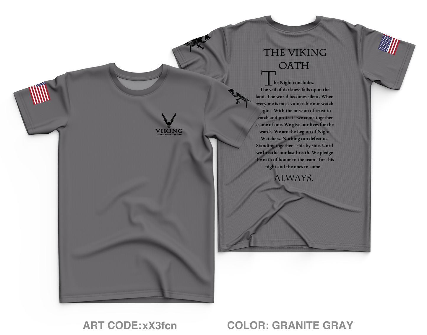 Viking Executive Protection Solutions Core Men's SS Performance Tee - xX3fcn