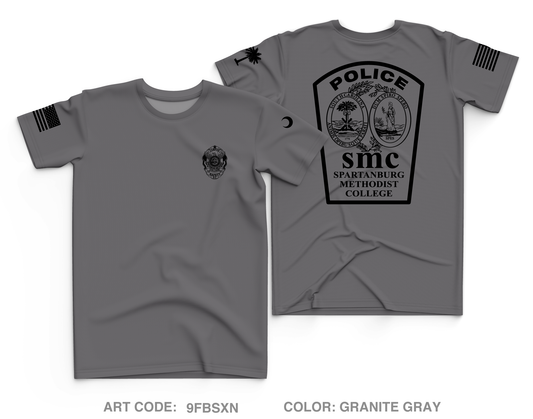 Spartanburg Methodist College Campus Safety Core Men's SS Performance Tee - 9FBSXN