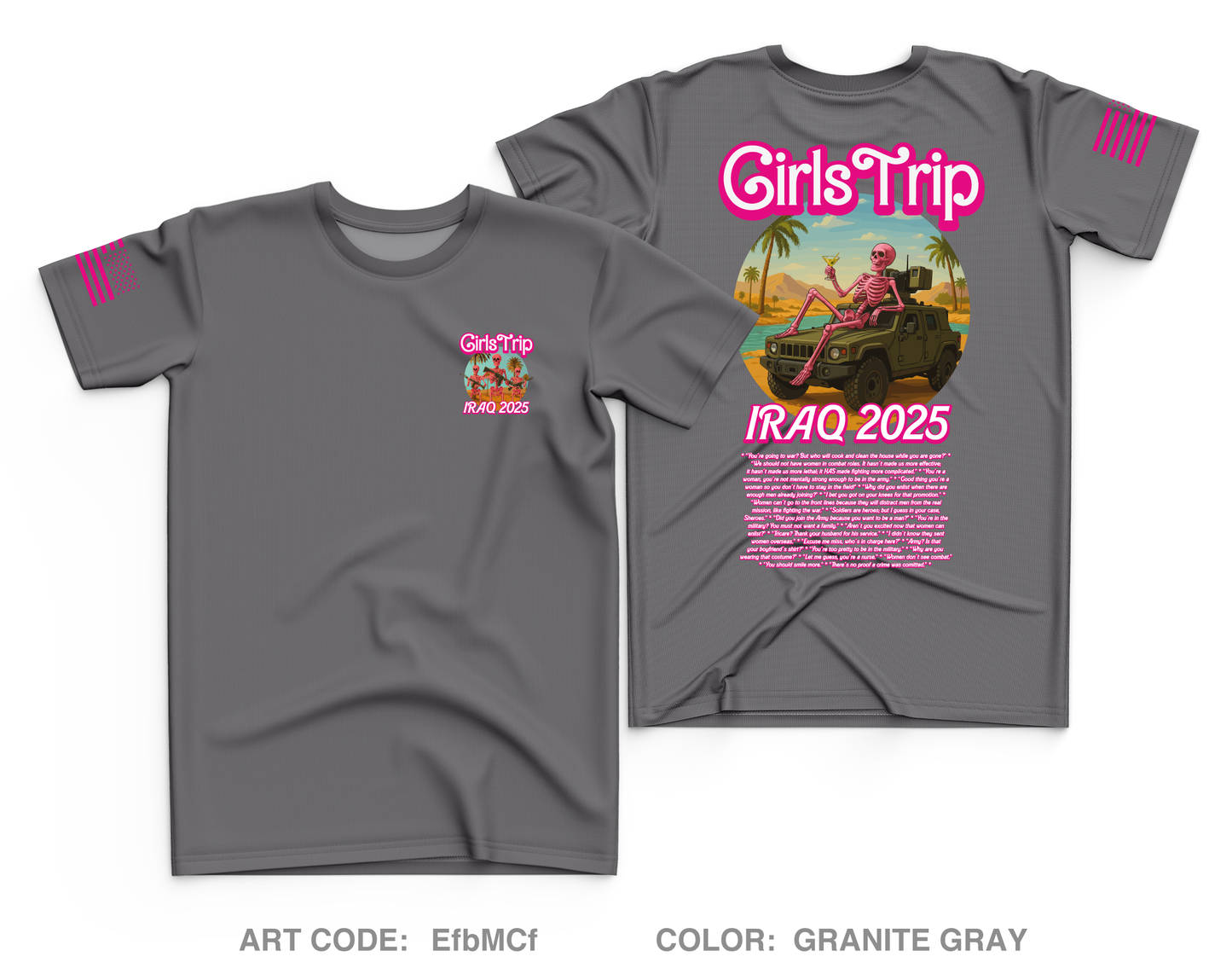 Iraq 2025 Girls Trip Core Men's SS Performance Tee - EfbMCf