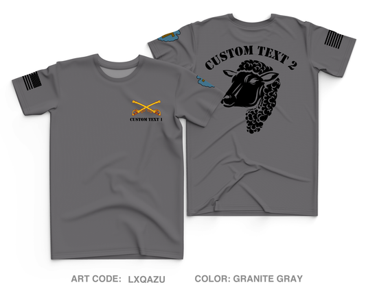B Trp 1/124 CAVALRY Store 1 Core Men's SS Performance Tee - LXQAZU