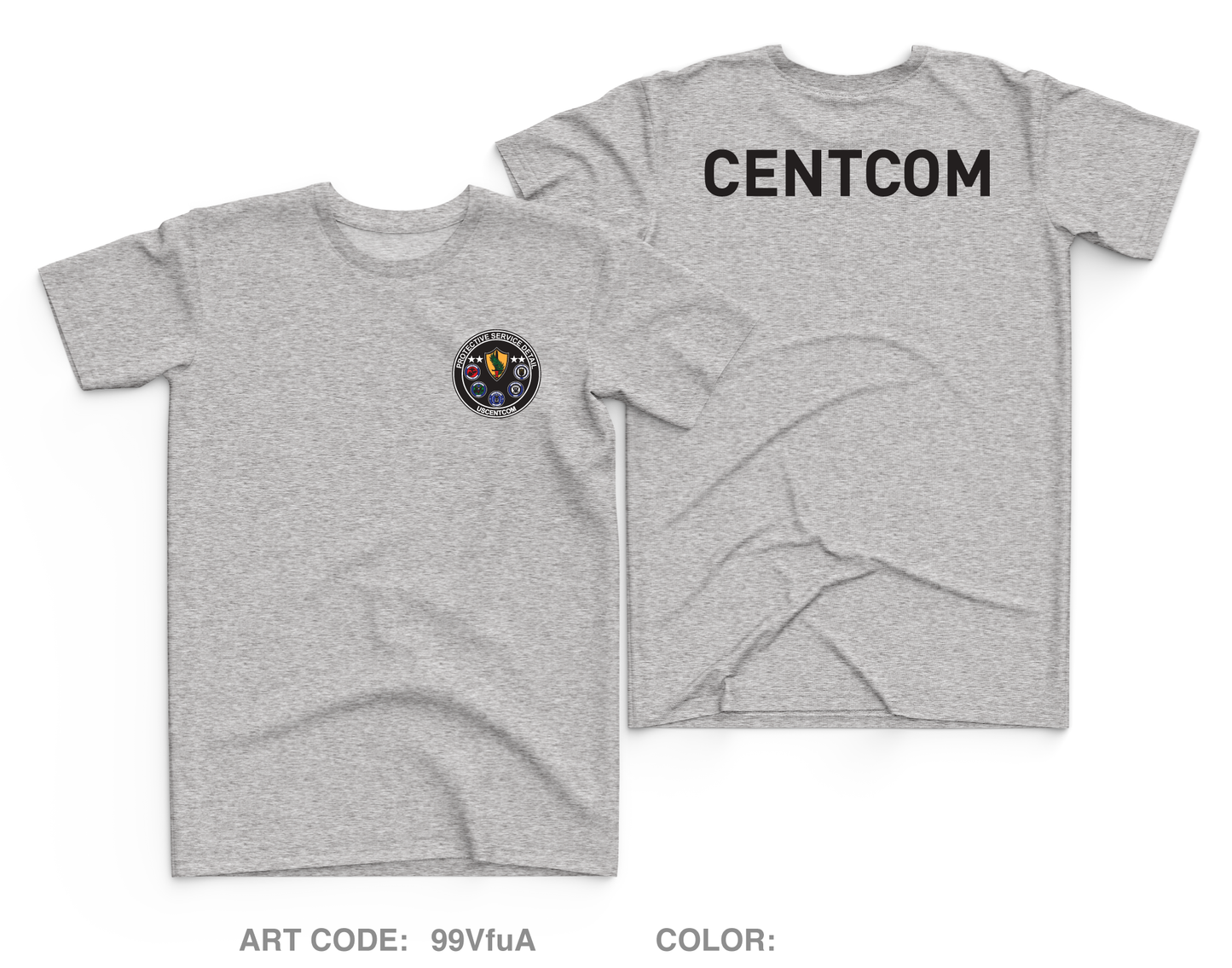 Centcom Protection unit Core Men's SS Performance Tee - 99VfuA
