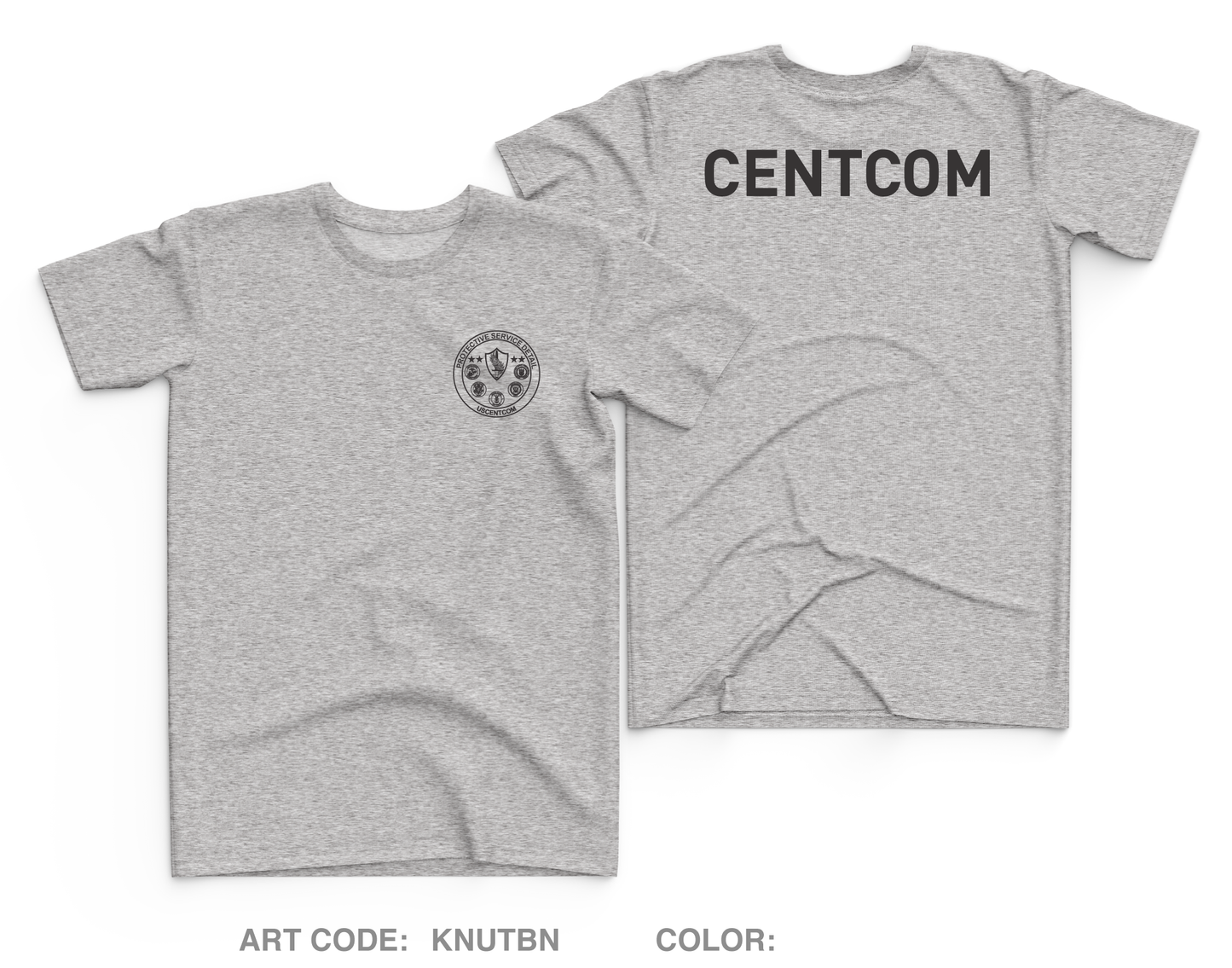 Centcom Protection unit Core Men's SS Performance Tee - KNUTBN