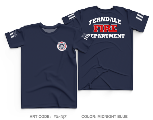 Ferndale Fire Department Core Men's SS Performance Tee - FXcDjZ