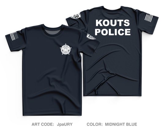 Kouts Police Core Men's SS Performance Tee - JpaURY