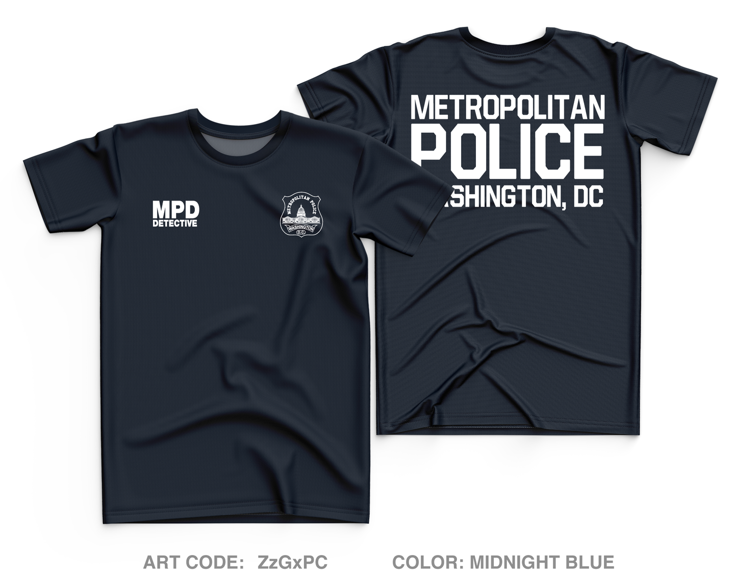 Metropolitan Police Department - DC Core Men's SS Performance Tee - ZzGxPC