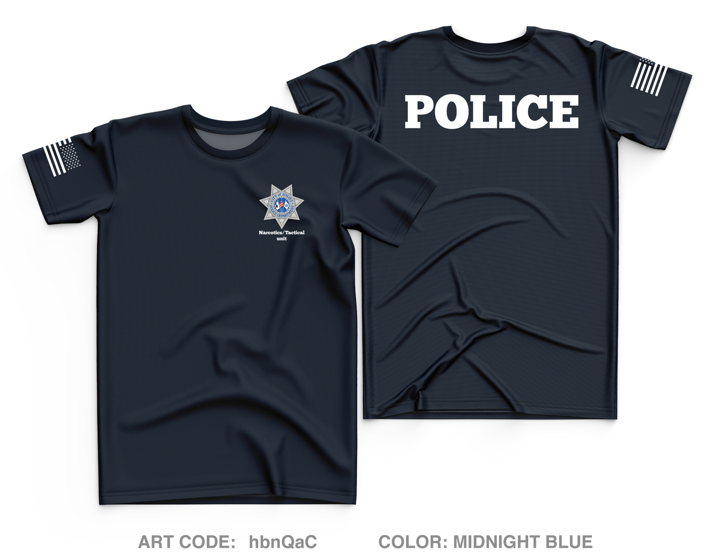 Joliet Police Department Core Men's SS Performance Tee - hbnQaC