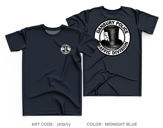 Danbury Police Traffic Unit Core Men's SS Performance Tee - j4QkVy