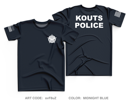 Kouts Police Core Men's SS Performance Tee - svF8uZ